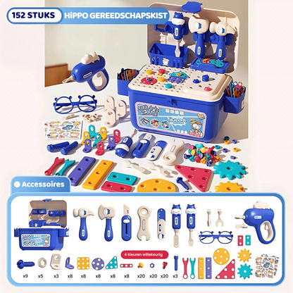 Hippo Montessori Werkbank – Betoverende DIY Creativiteitsset voor Kids!