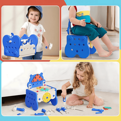 Hippo Montessori Werkbank – Betoverende DIY Creativiteitsset voor Kids!