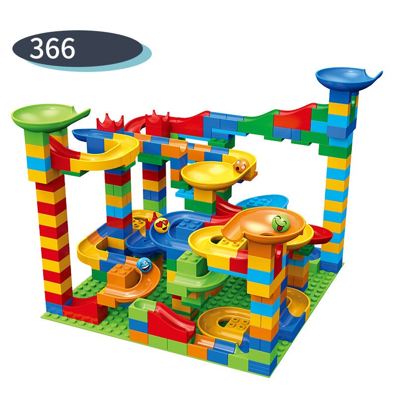 Marble Track Adventure | Uren speelplezier voor iedereen - Bouwstenen Knikkerbaan