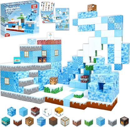 Minecraft Magnetische Bouw Blokken 100 Stuks - Verbeterde Versie